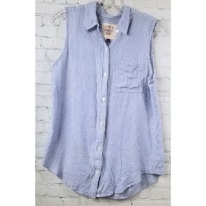 #26 SO Sleeveless button up shirt